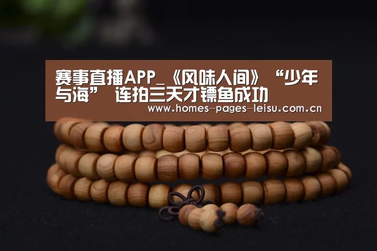 赛事直播APP_《风味人间》“少年与海” 连拍三天才镖鱼成功